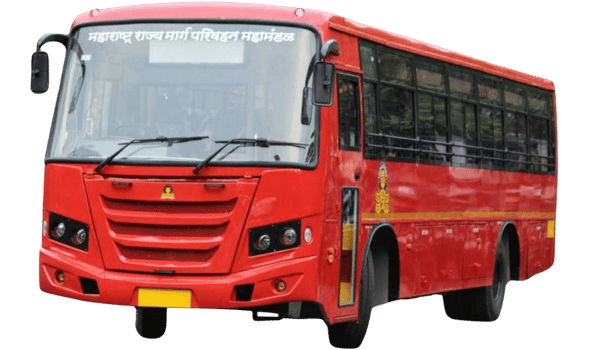 Msrtc Red Bus 